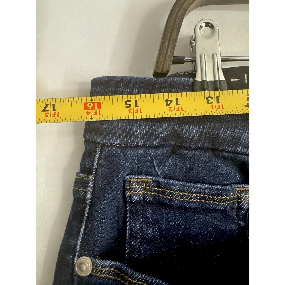 Good‎ American Good Classic Slim Straight Jeans NWT Size 15 Dark Wash 28" Inseam - Picture 5 of 13
